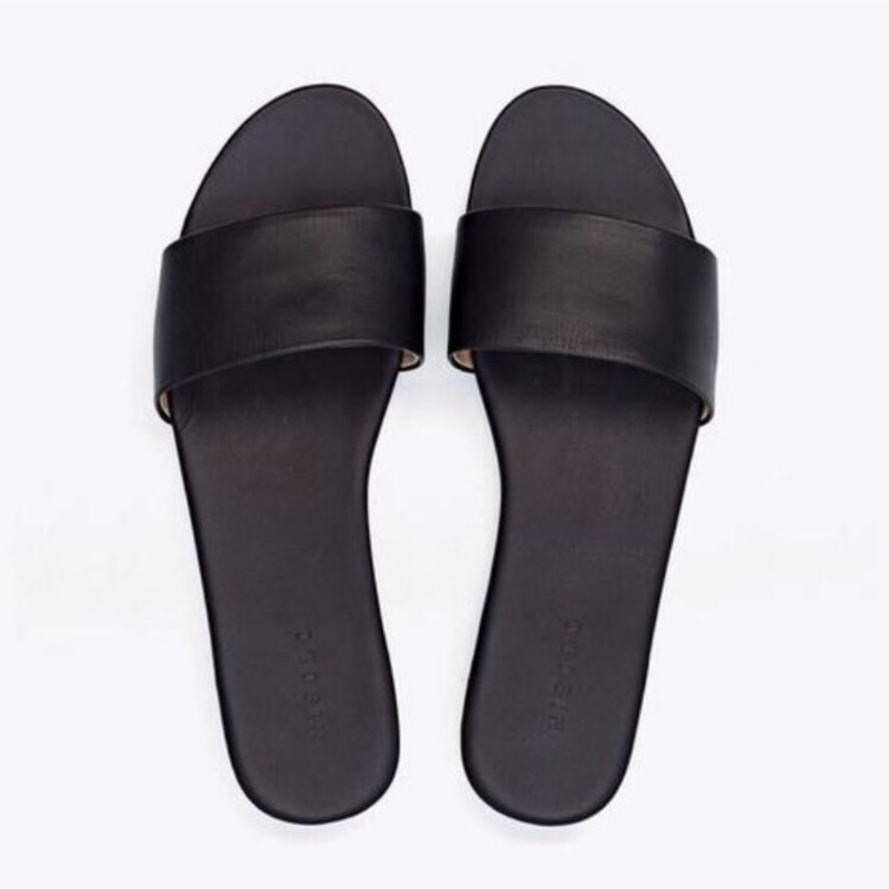 Nisolo Isla Slide - Noir - Size 10